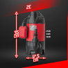 Pompe vide caves pour eaux chargées 750w