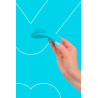 Mini vibro rechargeable SilkenTouch bleu - FairyGasm