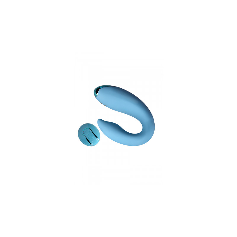 Vibro pour couples PleasureBerry bleu - FairyGasm