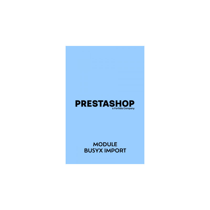 Module Busyx Import Prestashop