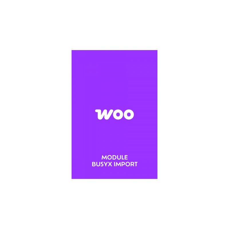 Module Busyx Import Woo Commerce